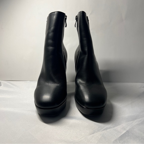 Mia Platform Heeled Ankle Boots Black 7.5 - Picture 5 of 9